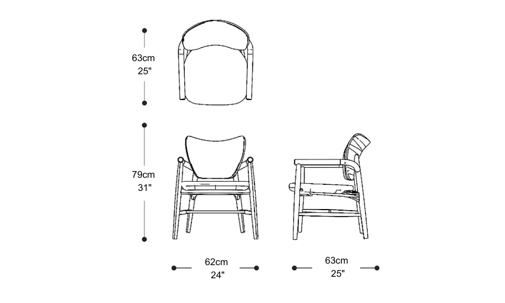 Imagen de las dimensiones principales del producto